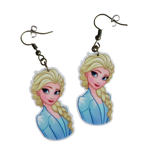 Frozen Princess Drop Earrings