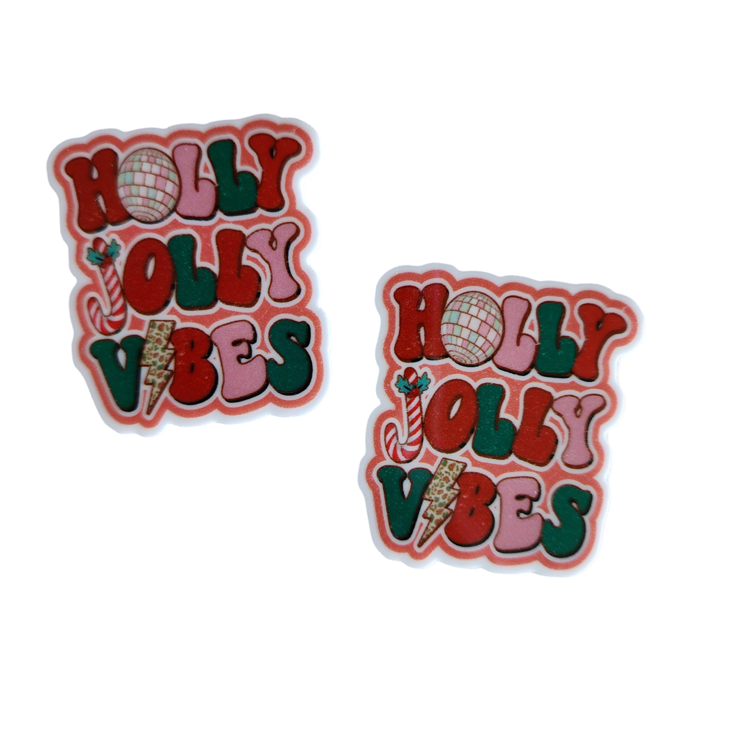 2pc Holly Jolly Vibes Planar Resin