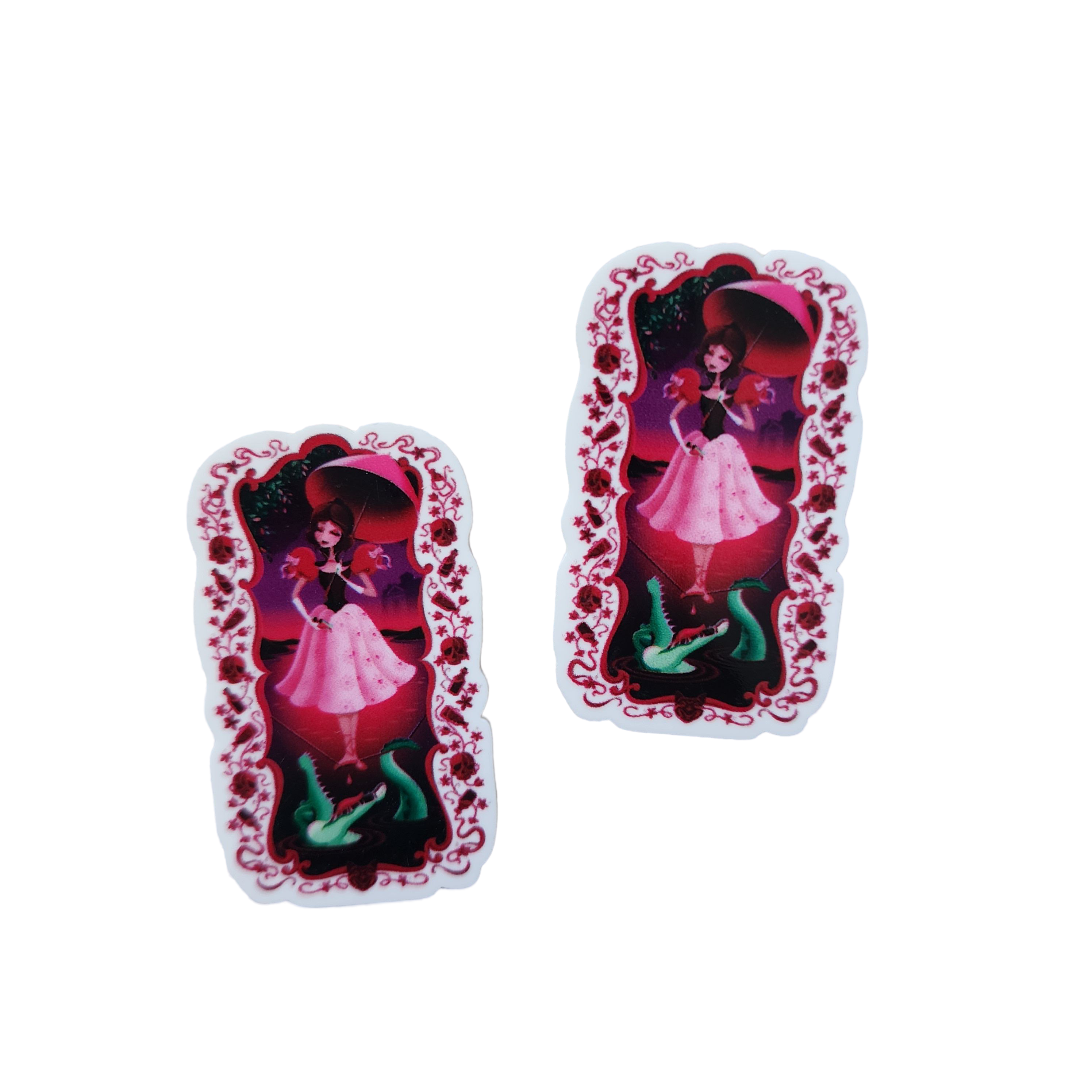 2pc Tightrope Ballerina Planar Resin