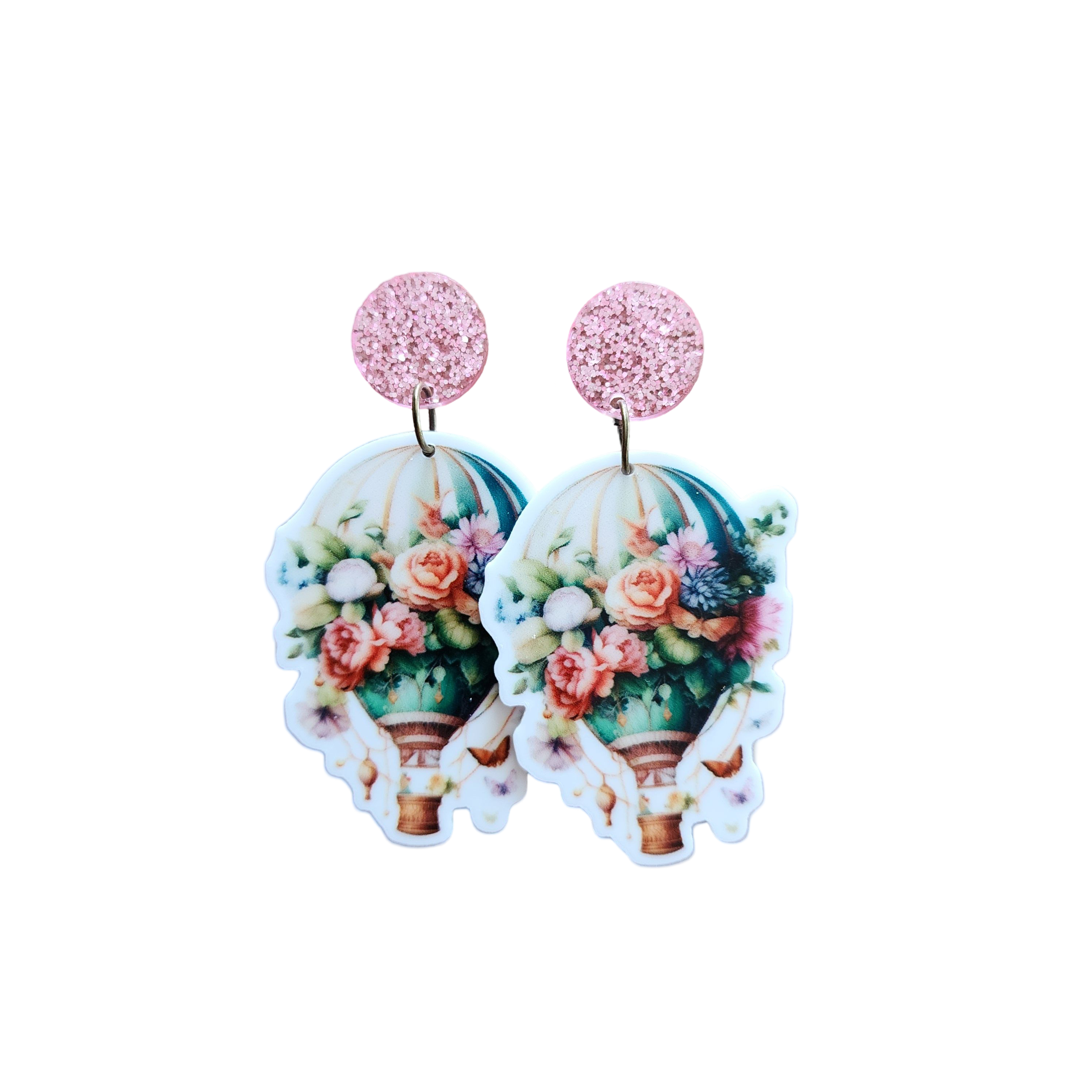 Hot Air Balloon Drop Earrings