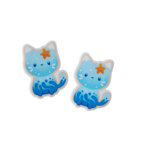 2pc Water Kitty Planar Resin