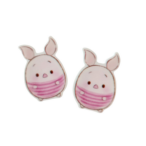 2pc Pink Piggy Planar Resin