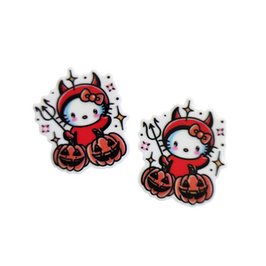 2pc Devil Kitty Planar Resin