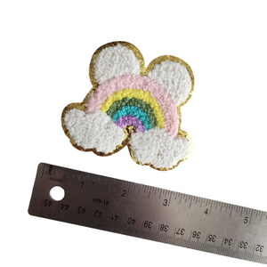 Rainbow Mouse Patch Applique