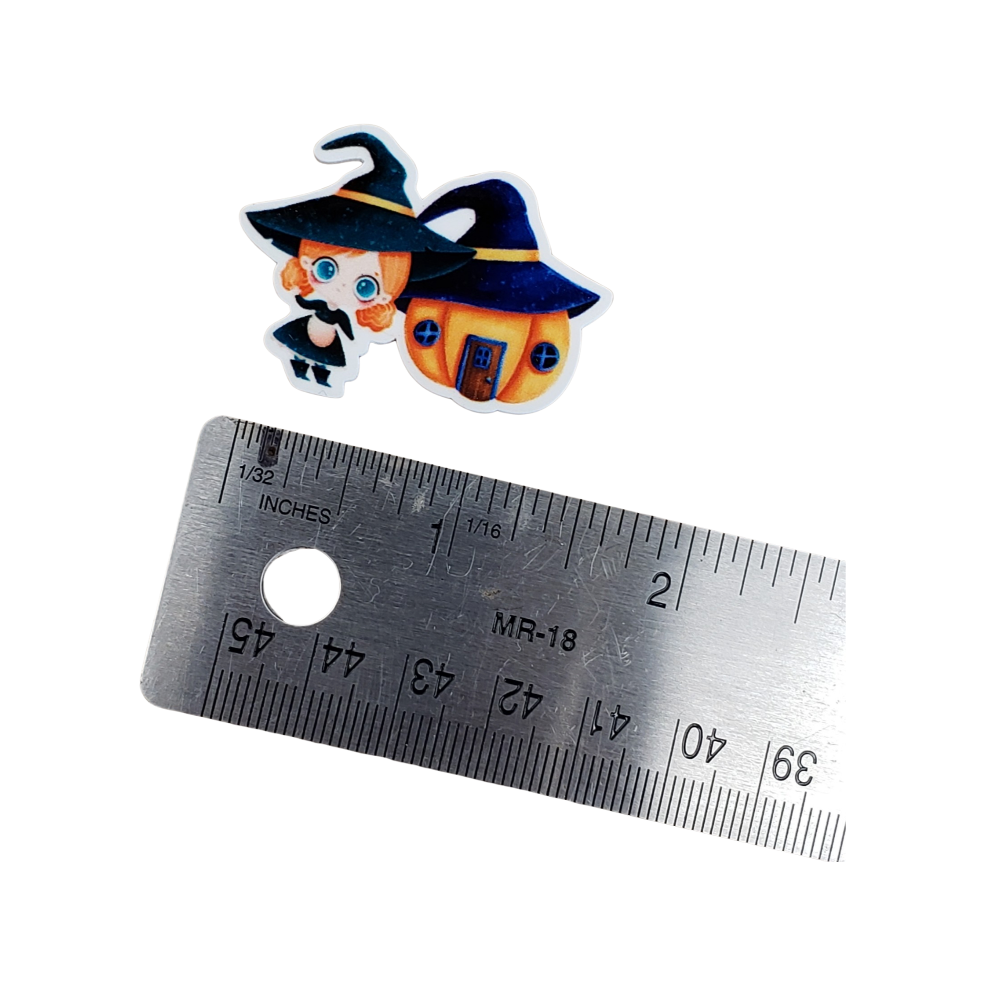 2pc Halloween Witch Planar Resin