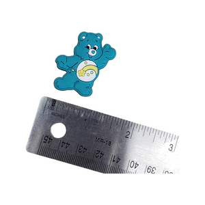 2pc Teal Bear Soft PVC Resin