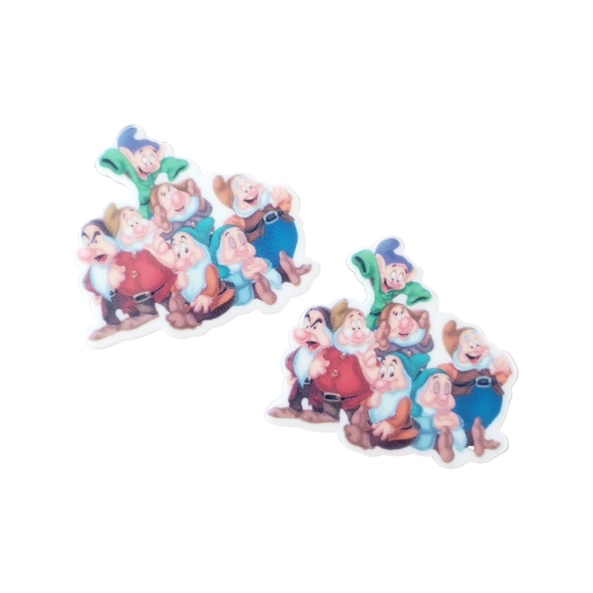 2pc Seven Dwarfs Planar Resin