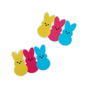 2pc Easter Peeps Planar Resin