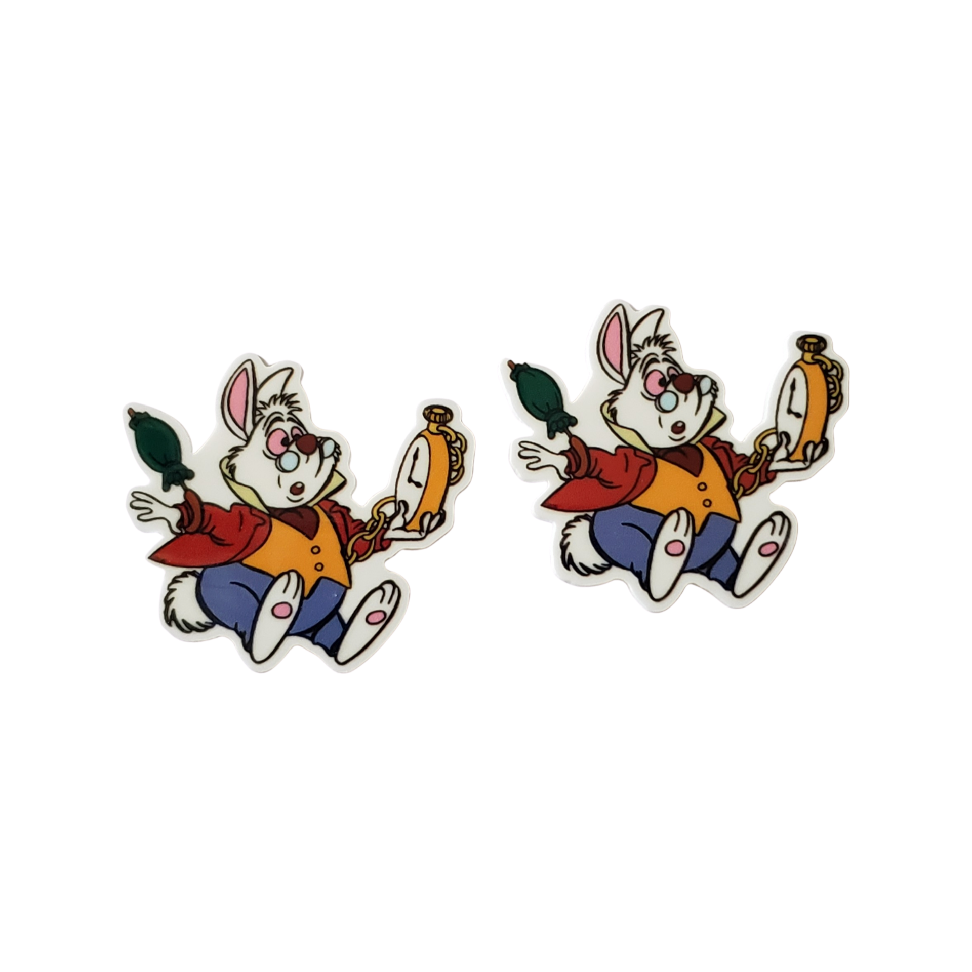 2pc White Rabbit Planar Resin