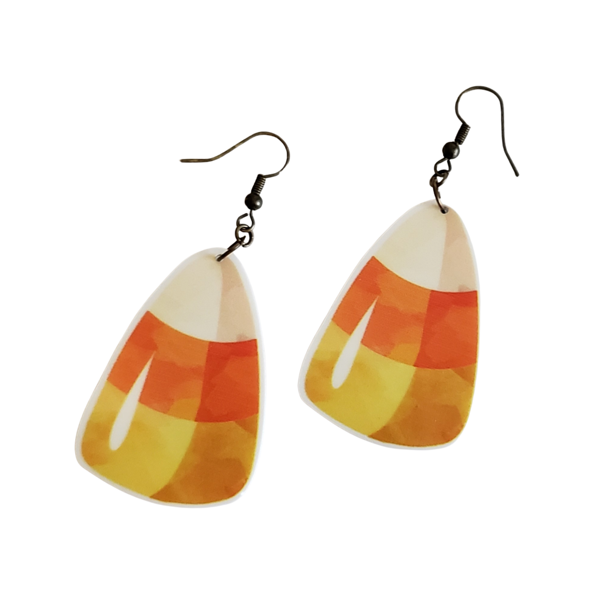 Candy Corn Drop Earrings