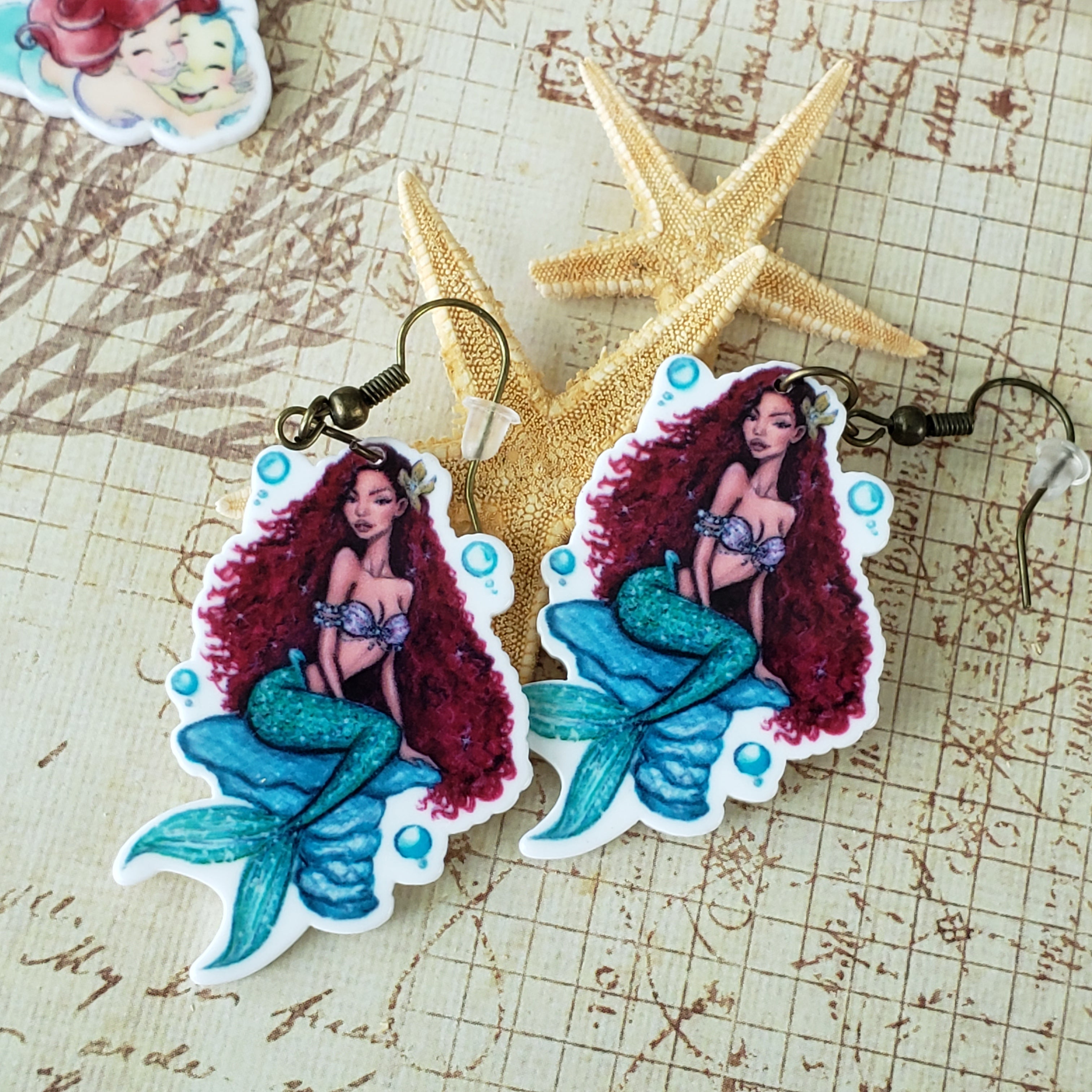 Mermaid Drop Earrings