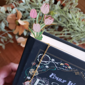 Tulip Metal Bookmark