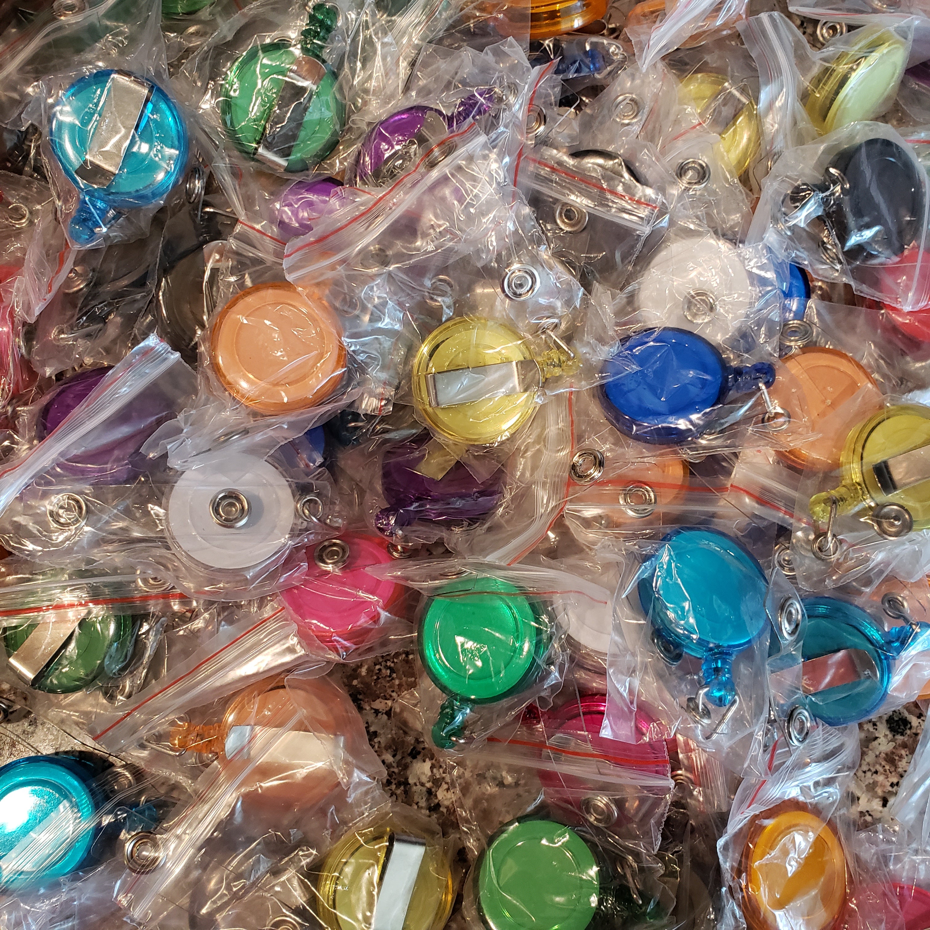 Yellow Halloween Witch Badge Reel