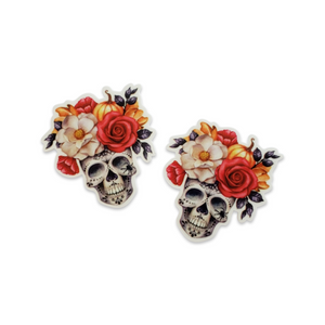 2pc Sugar Skull E Planar Resin