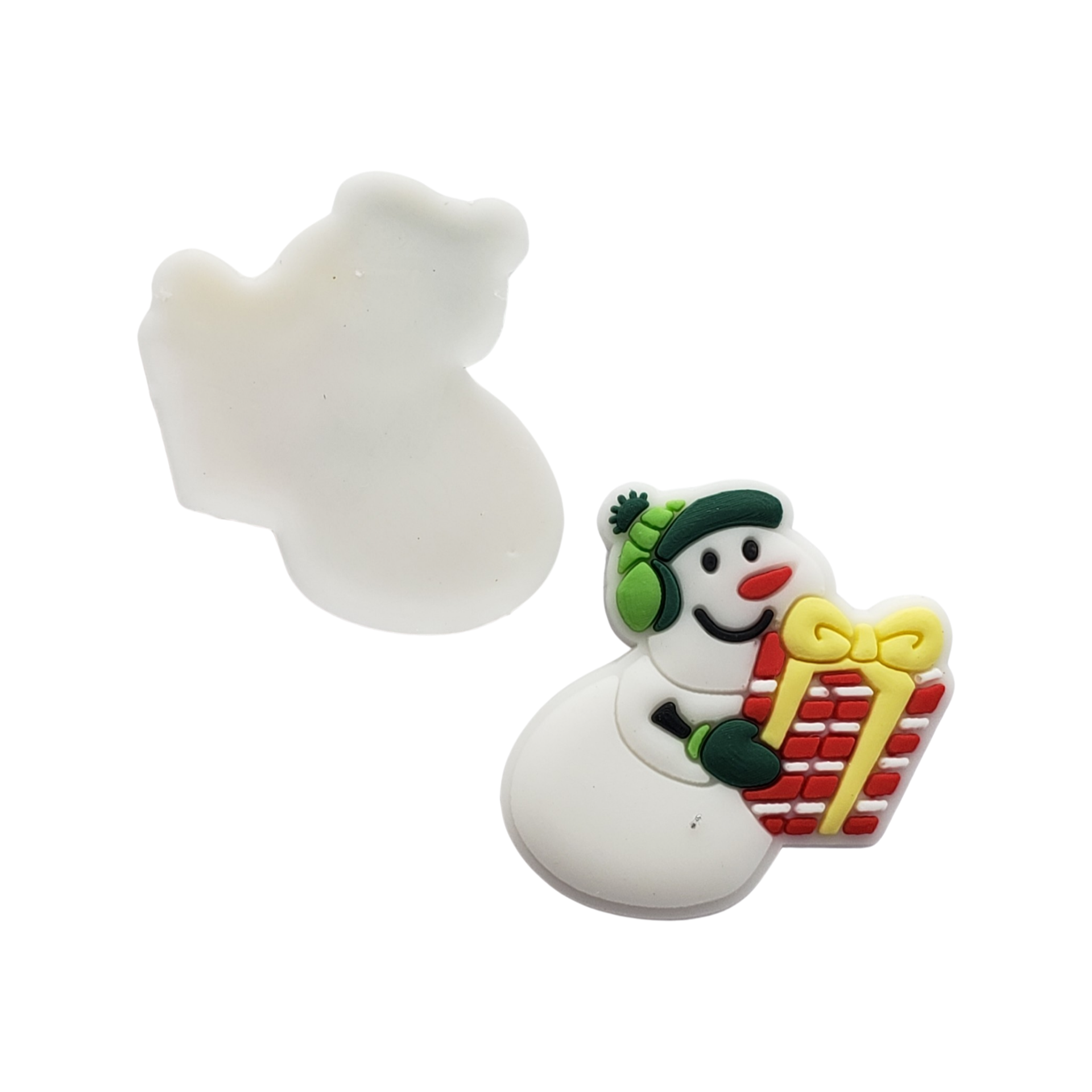 2pc Snowman Soft PVC Resin