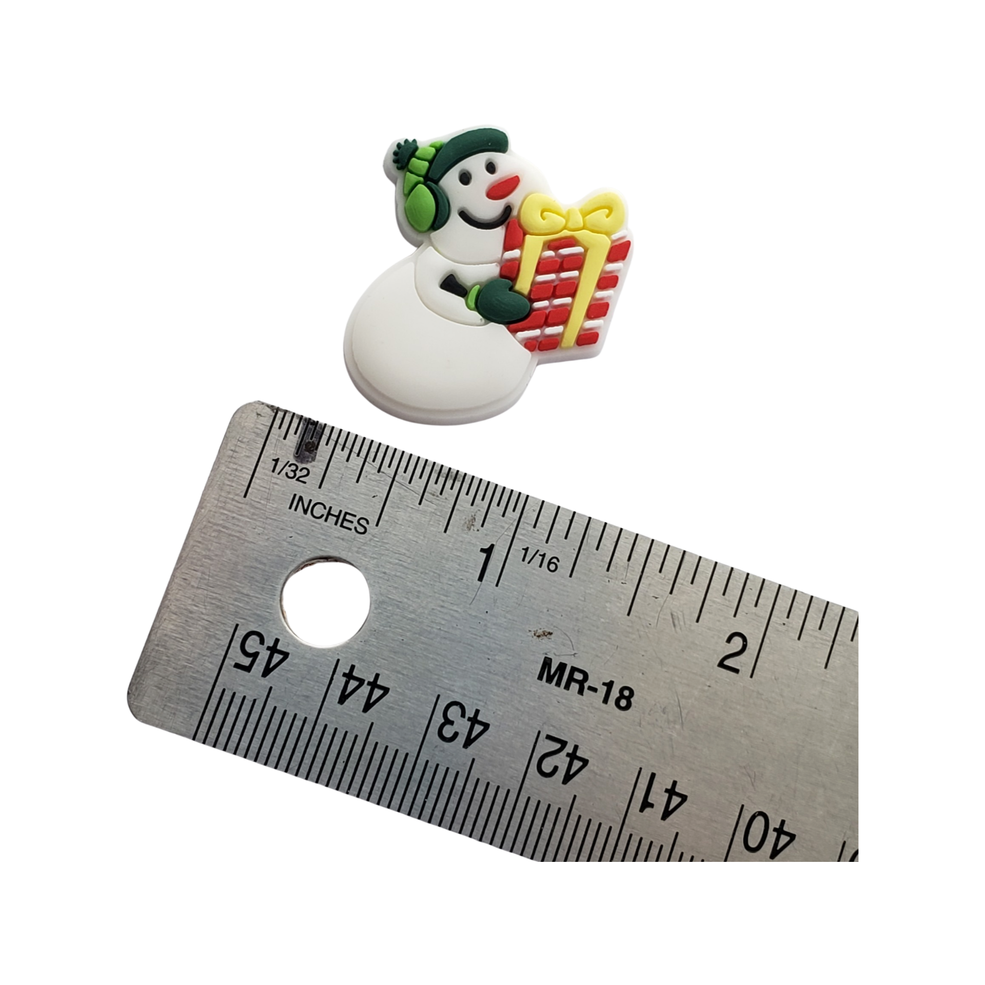 2pc Snowman Soft PVC Resin