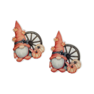 2pc Fall Gnome Planar Resin