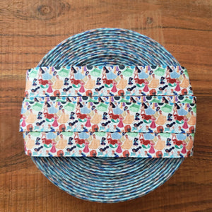 7/8" Princess Printed Grosgrain Ribbon