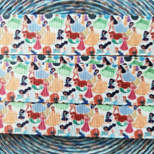 7/8" Princess Printed Grosgrain Ribbon