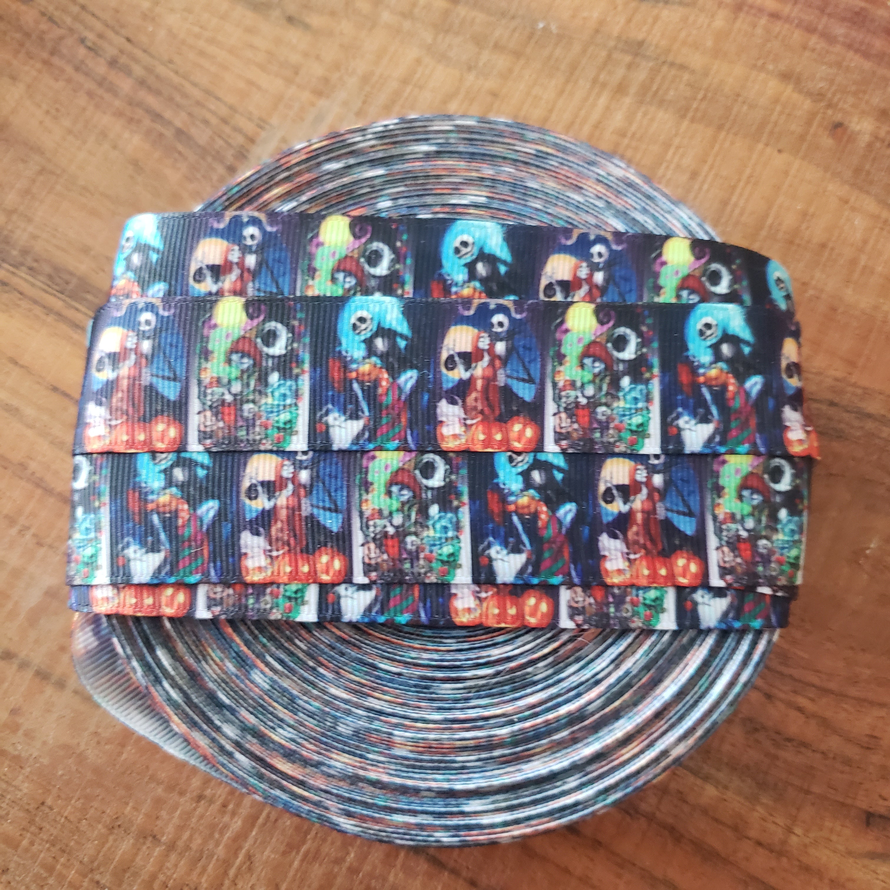 1" Jack and Friends Printed Grosgrain Ribbon