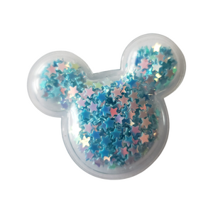 Blue Transparent Mouse Sequins Shaker