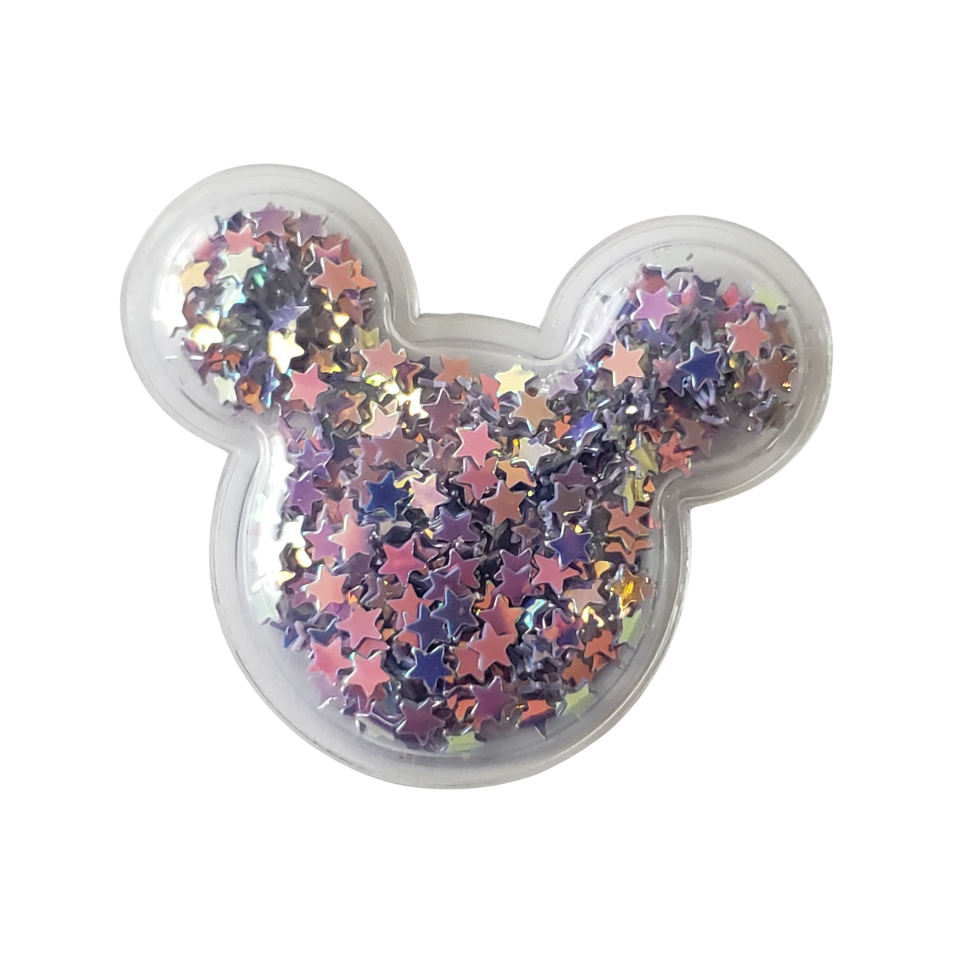 Purple Transparent Mouse Sequins Shaker