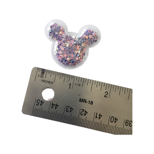 Purple Transparent Mouse Sequins Shaker