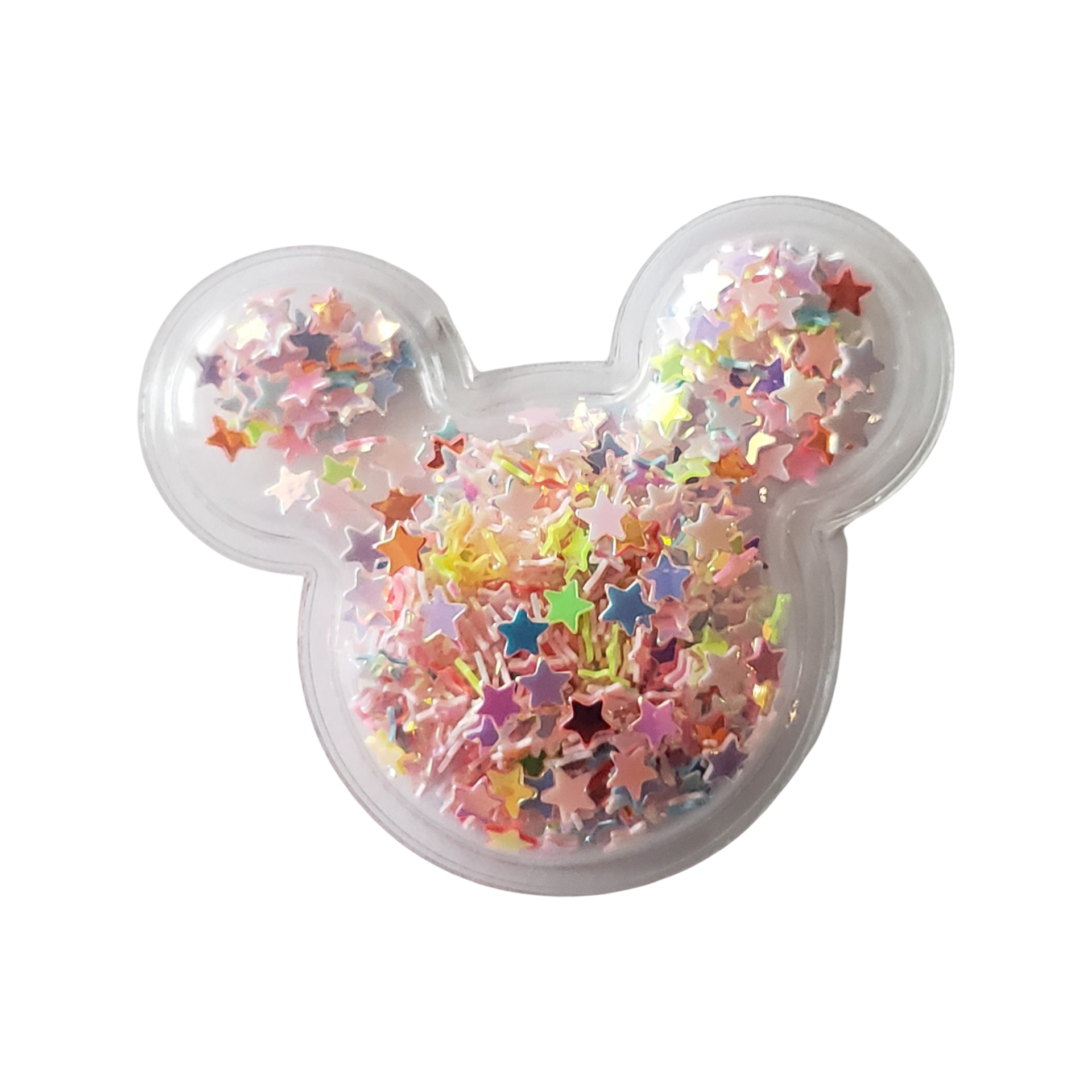 Rainbow Transparent Mouse Sequins Shaker