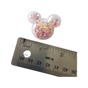 Rainbow Transparent Mouse Sequins Shaker