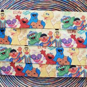 1" Classic Cartoon Printed Grosgrain Ribbon