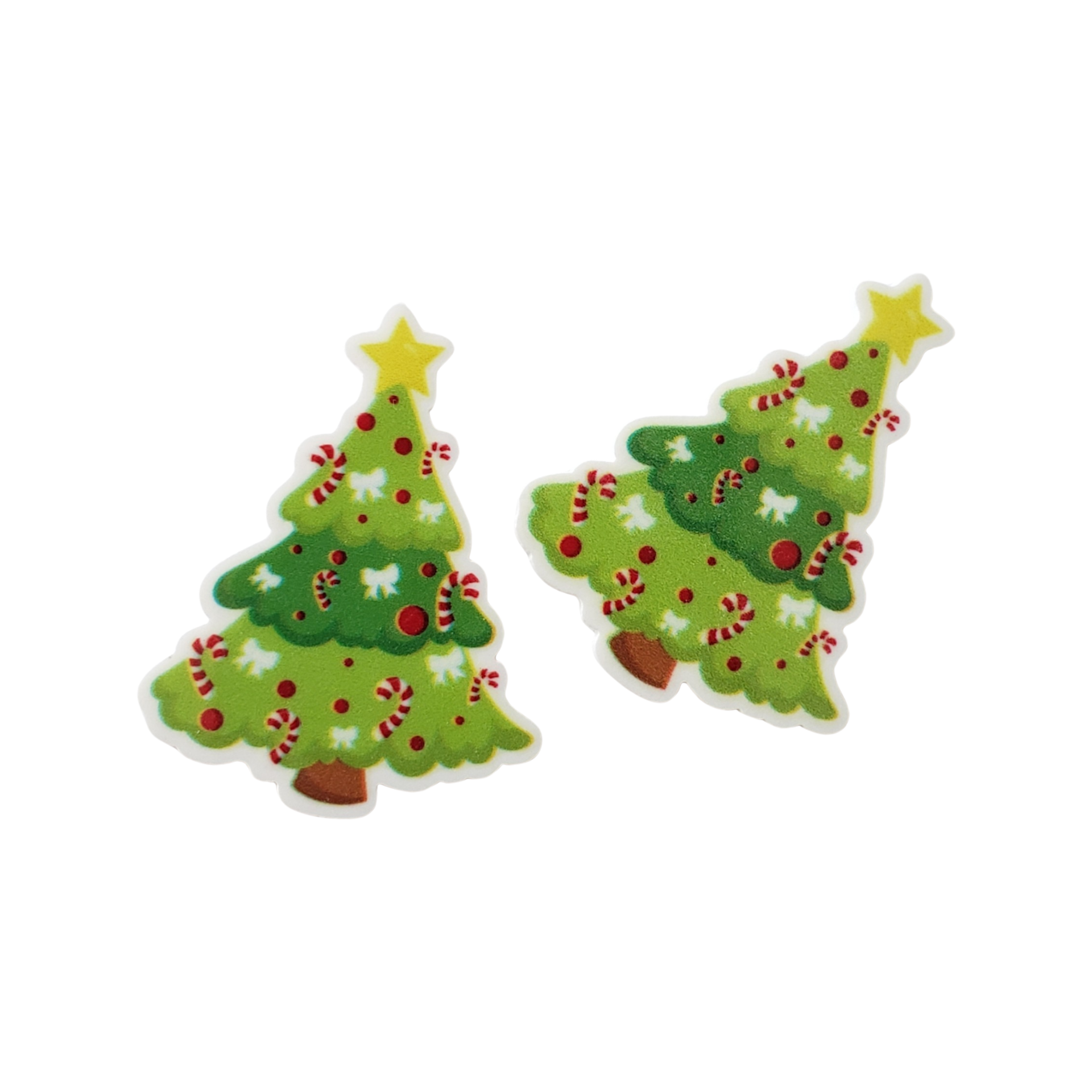 2pc Christmas Tree Planar Resin