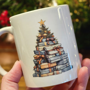 Book Christmas Tree B Ceramic Mug