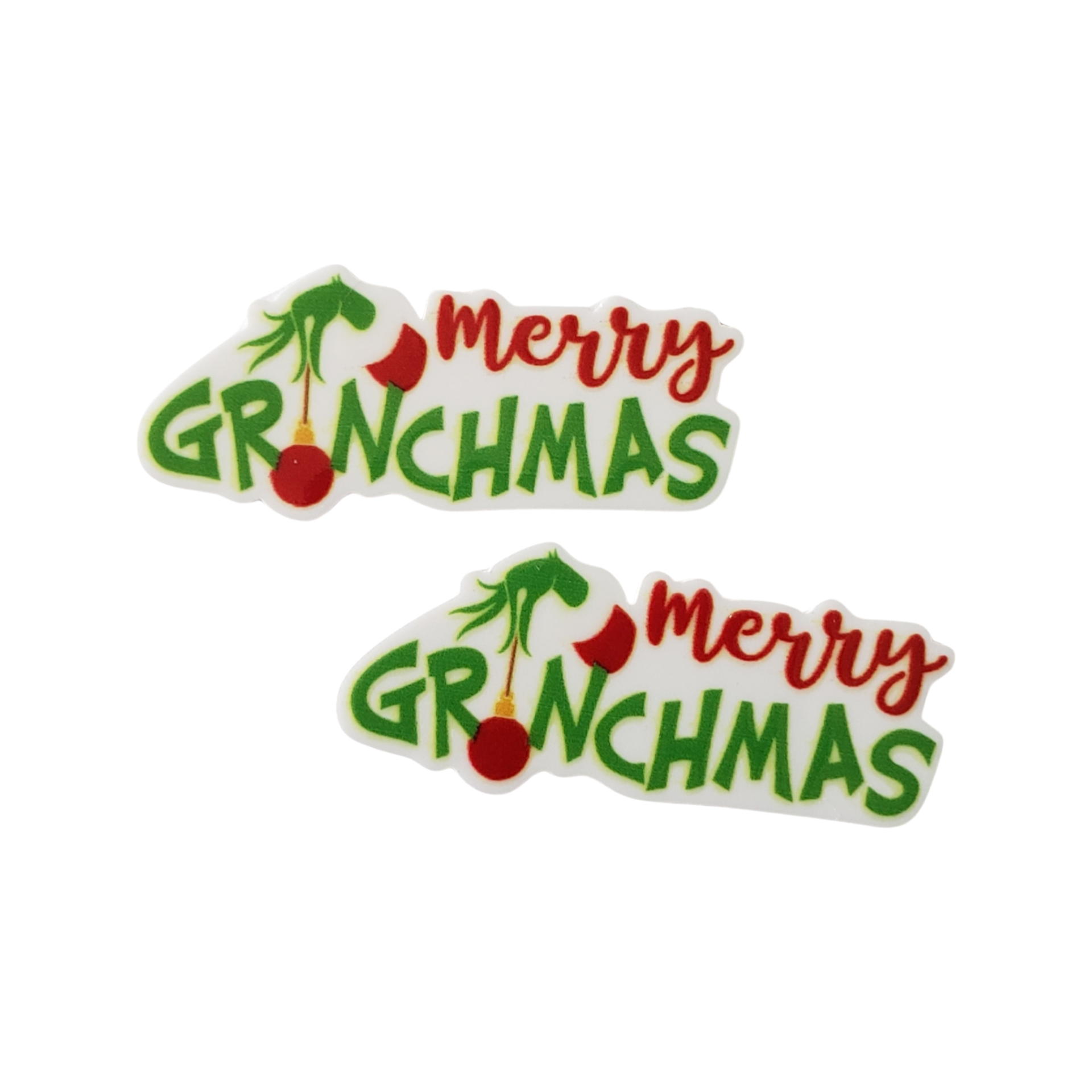 2pc Merry Grinchmas Planar Resin