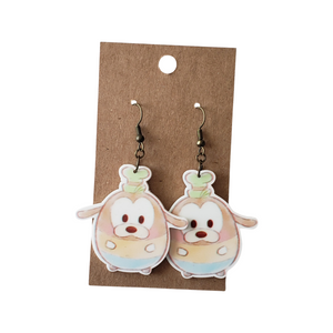 Goofy Dog Drop Earrings