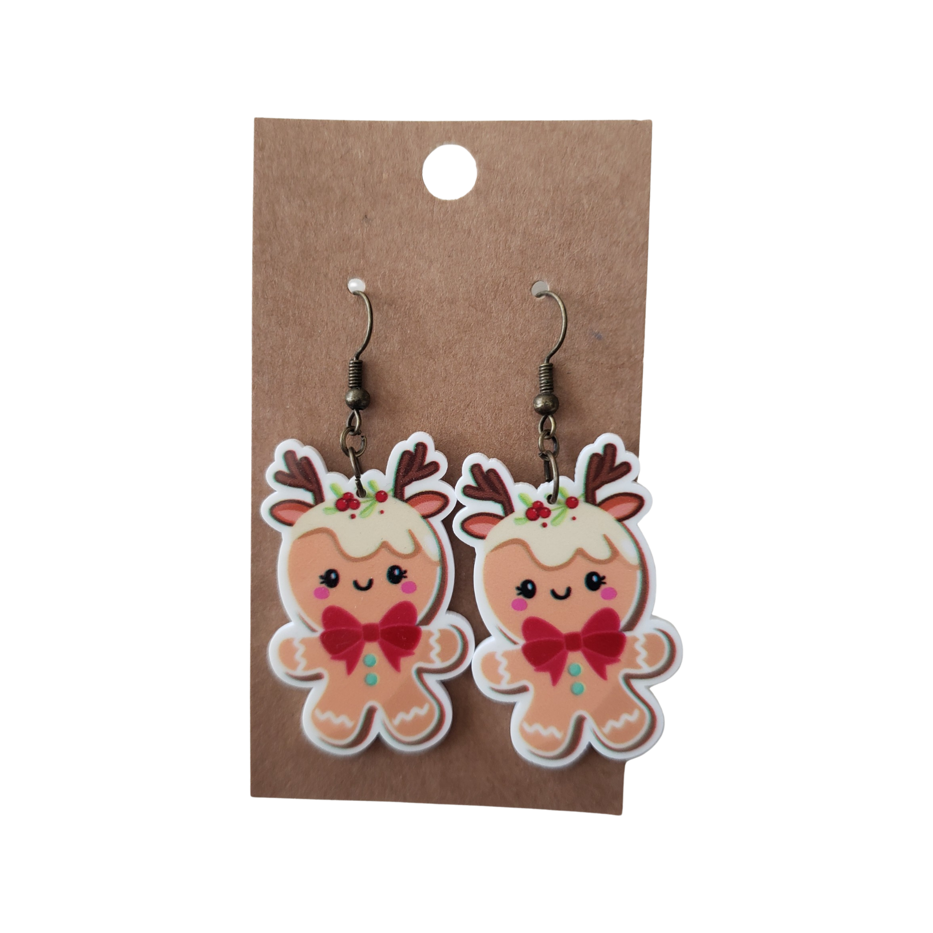 Gingerbread Drop Earrings