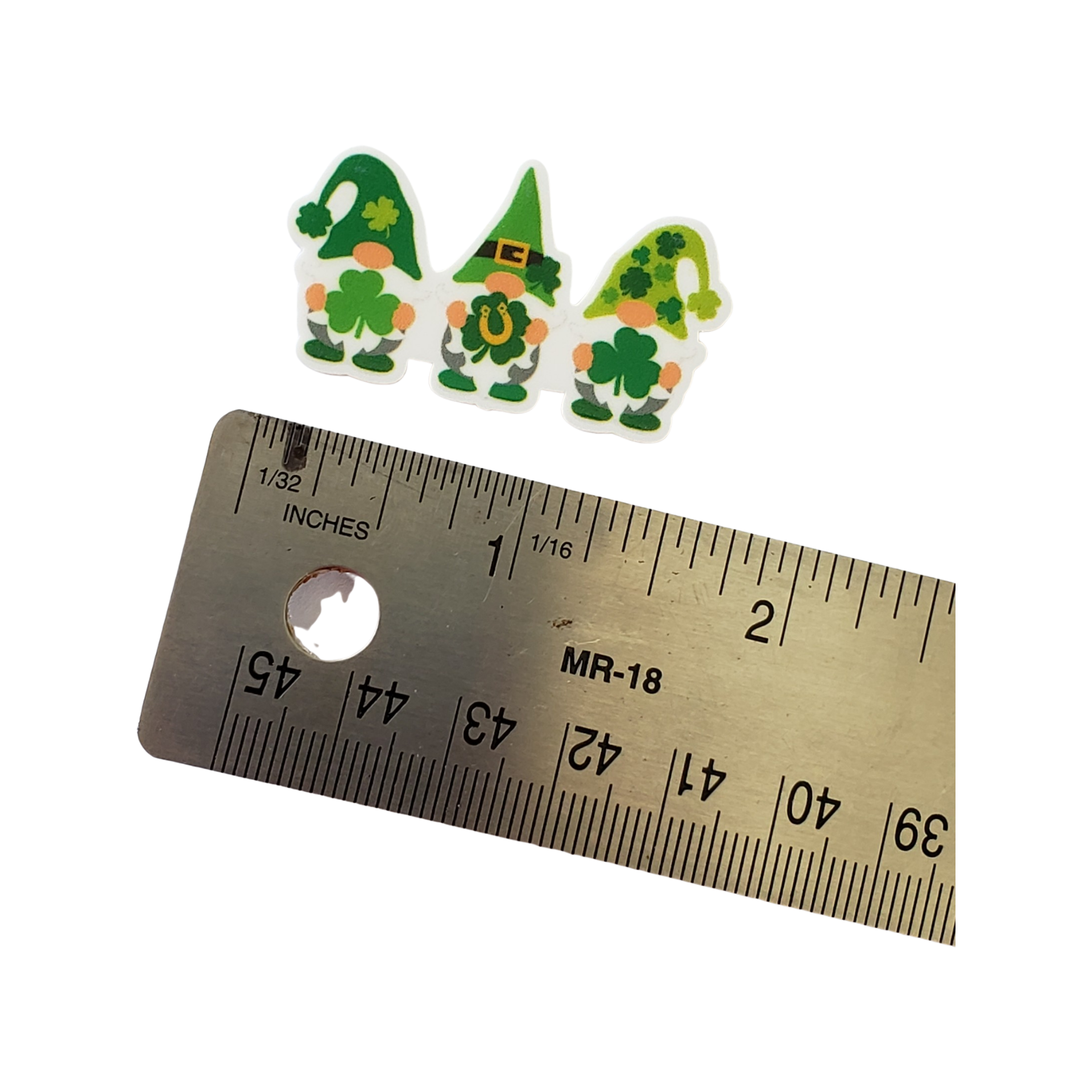 2pc St. Patricks Day Gnome Planar Resin