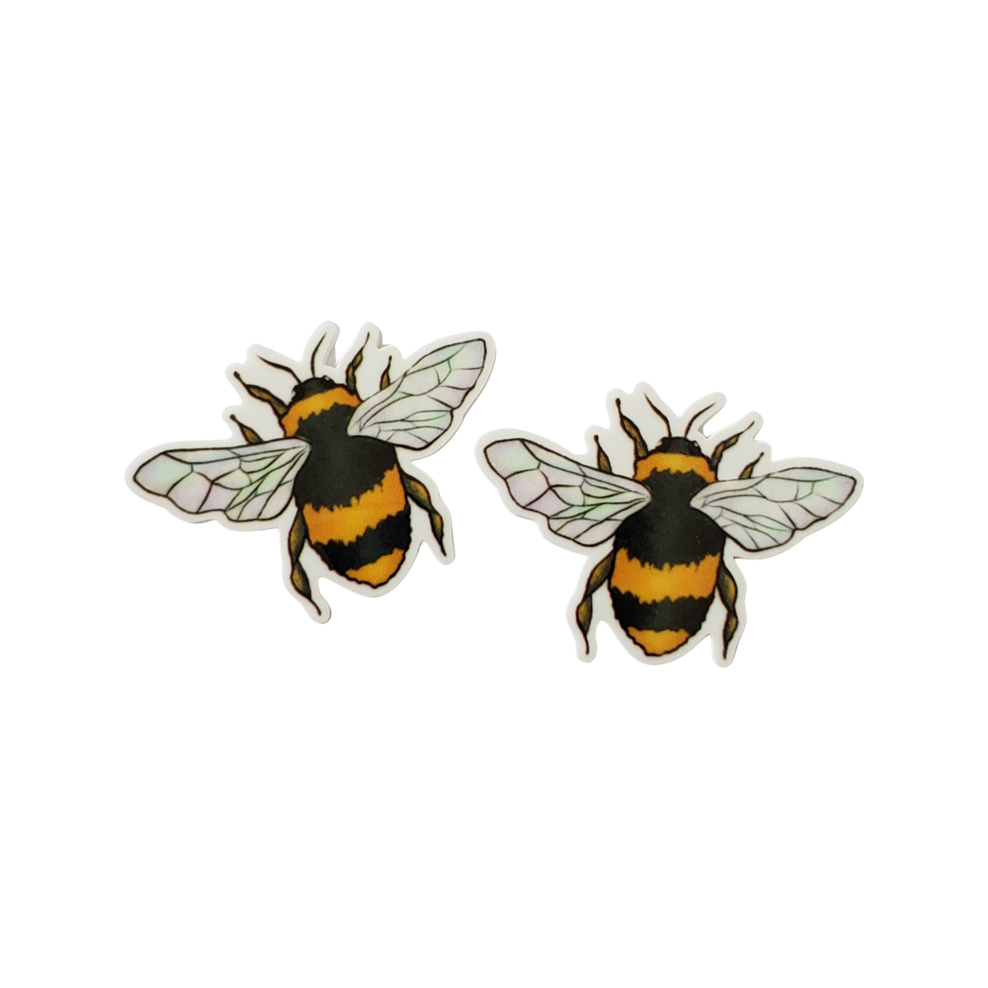 2pc Bumble Bee Planar Resin