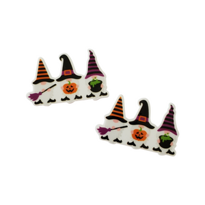 2pc Halloween Gnome Planar Resin