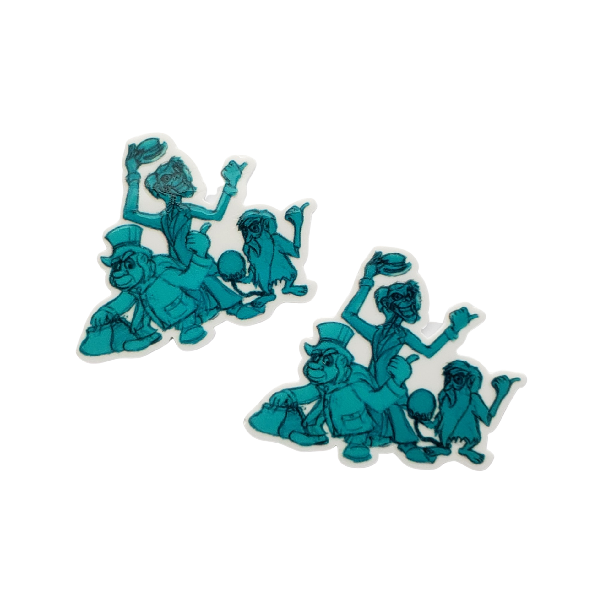 2pc Haunted Hitchhikers Planar Resin