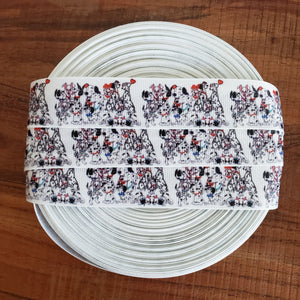 1" Dalmatians Printed Grosgrain Ribbon