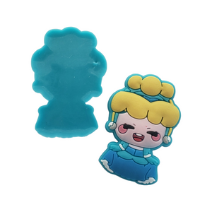 2pc Cinders Princess Soft PVC Resin