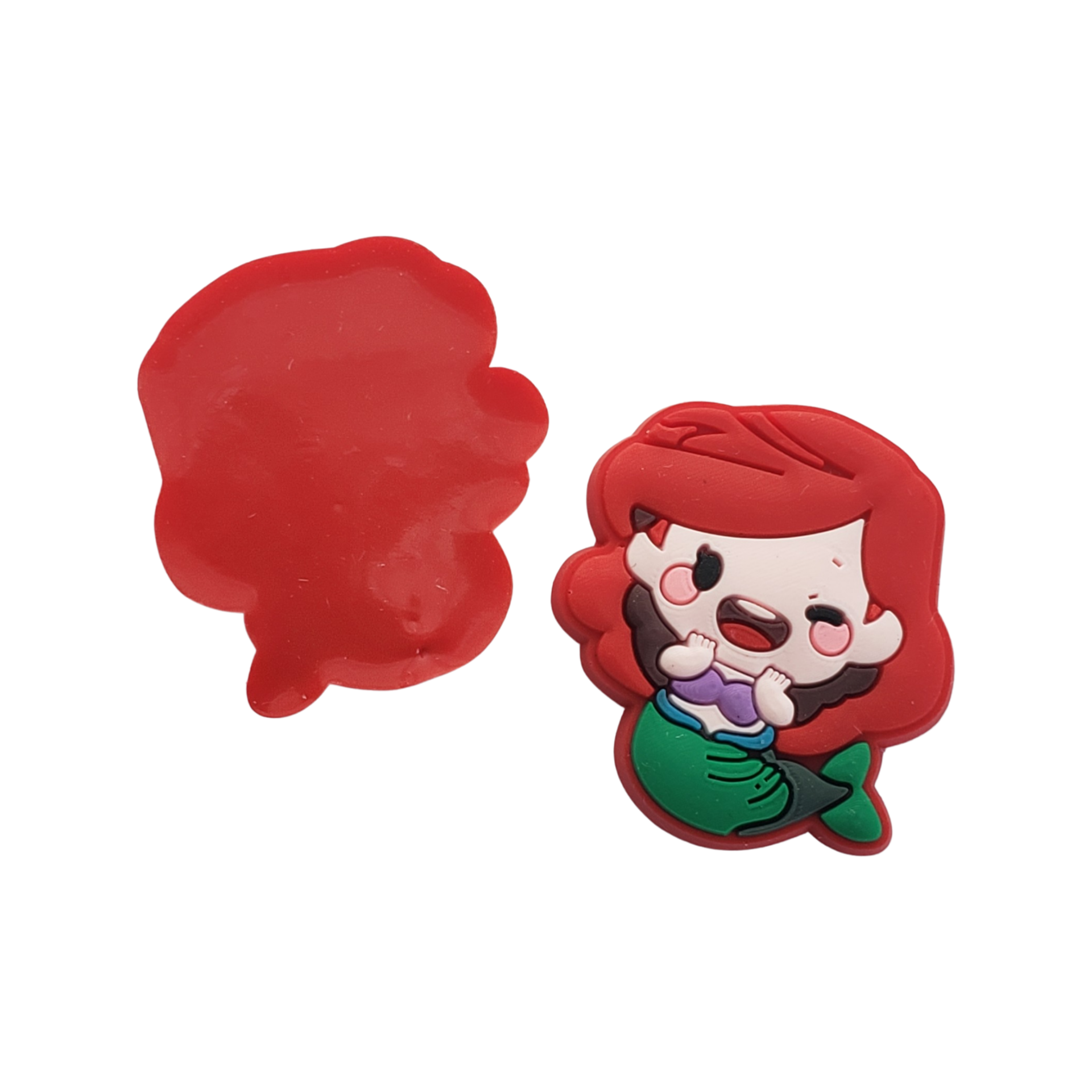 2pc Mermaid Princess Soft PVC Resin