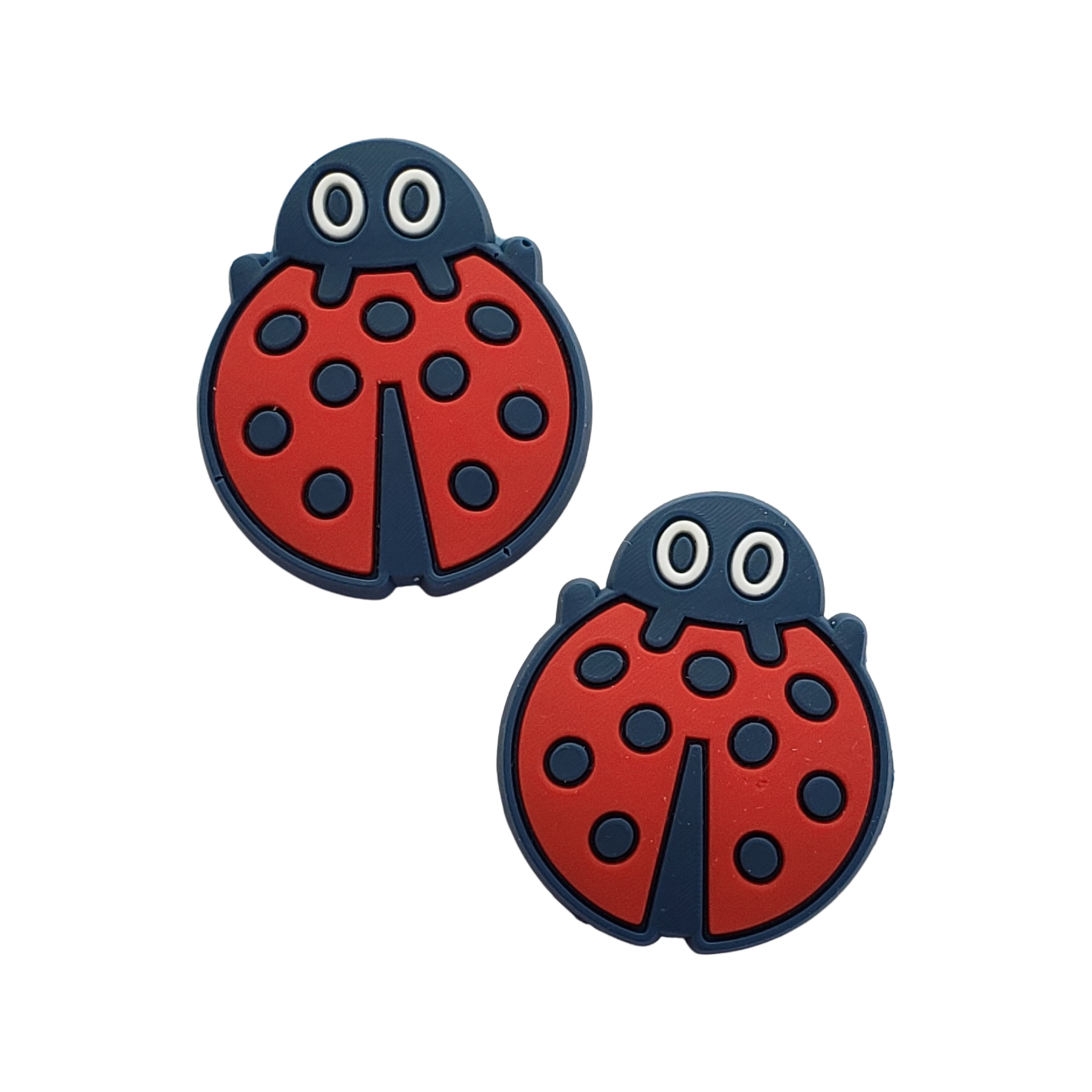 2pc Lady Bug Soft PVC Resin