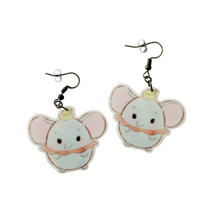 Elephant Drop Earrings