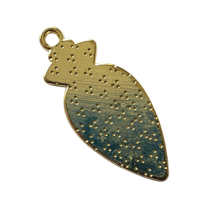 Enamel Carrot Metal Charm