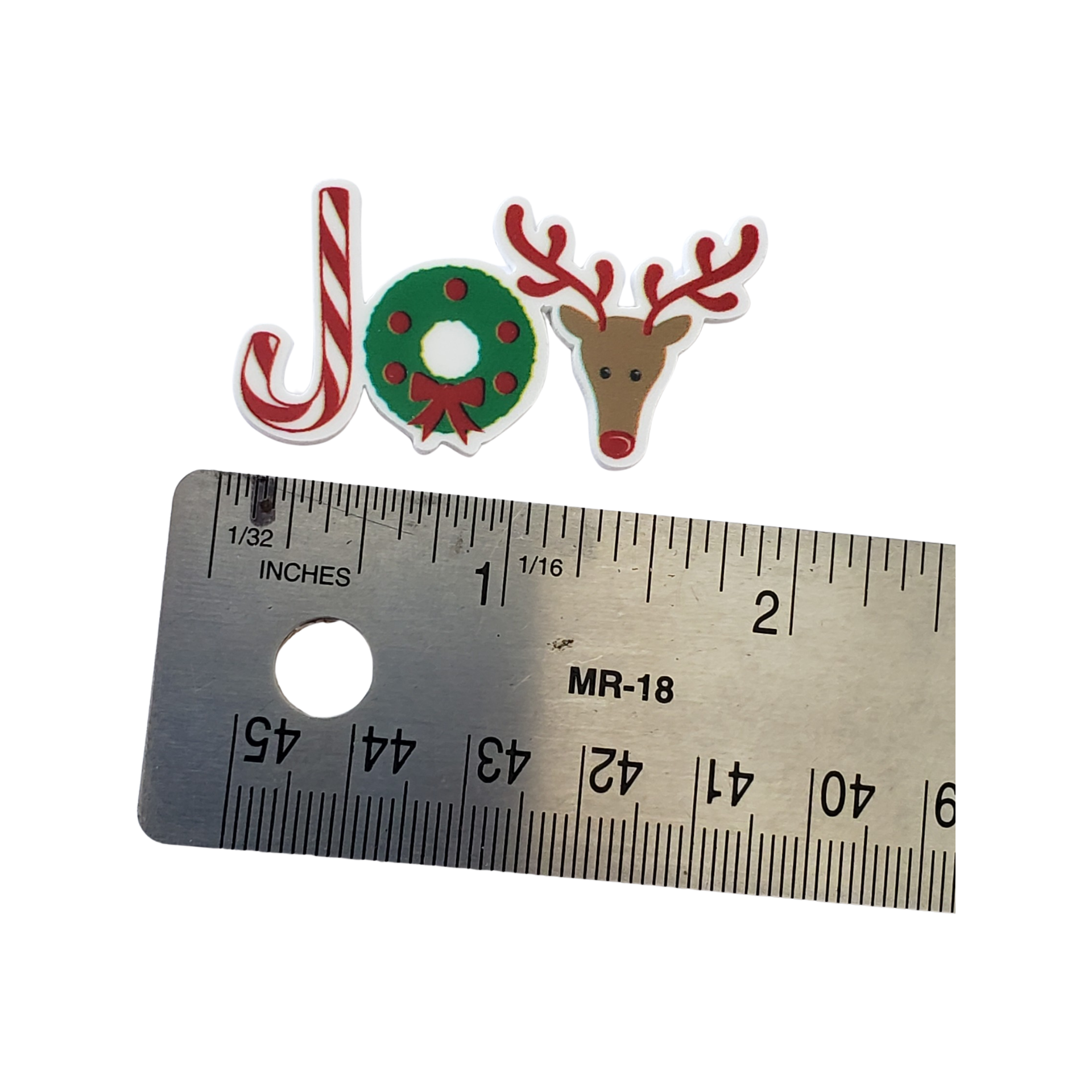 2pc Christmas Joy Planar Resin