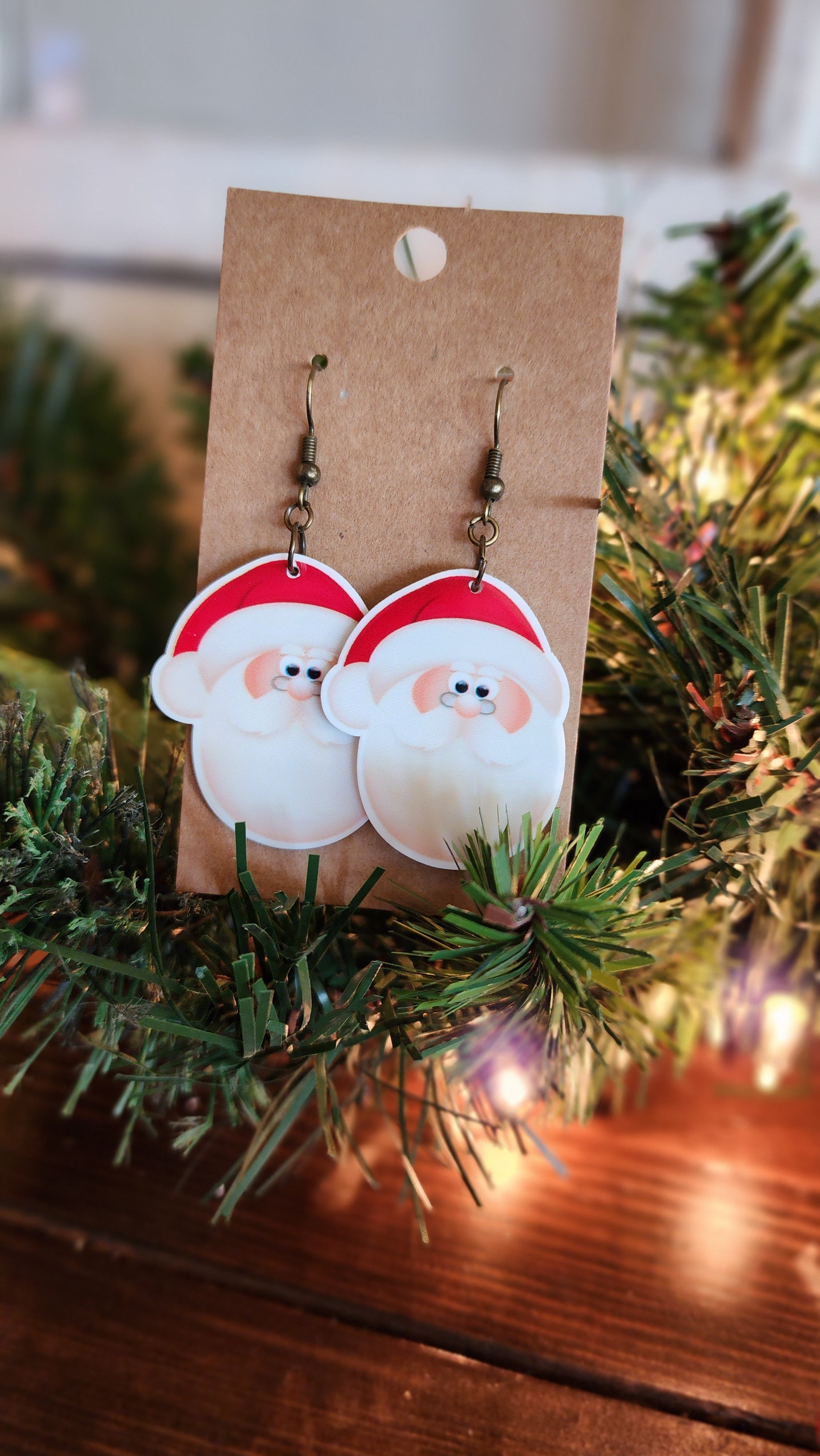 Santa Claus Drop Earrings