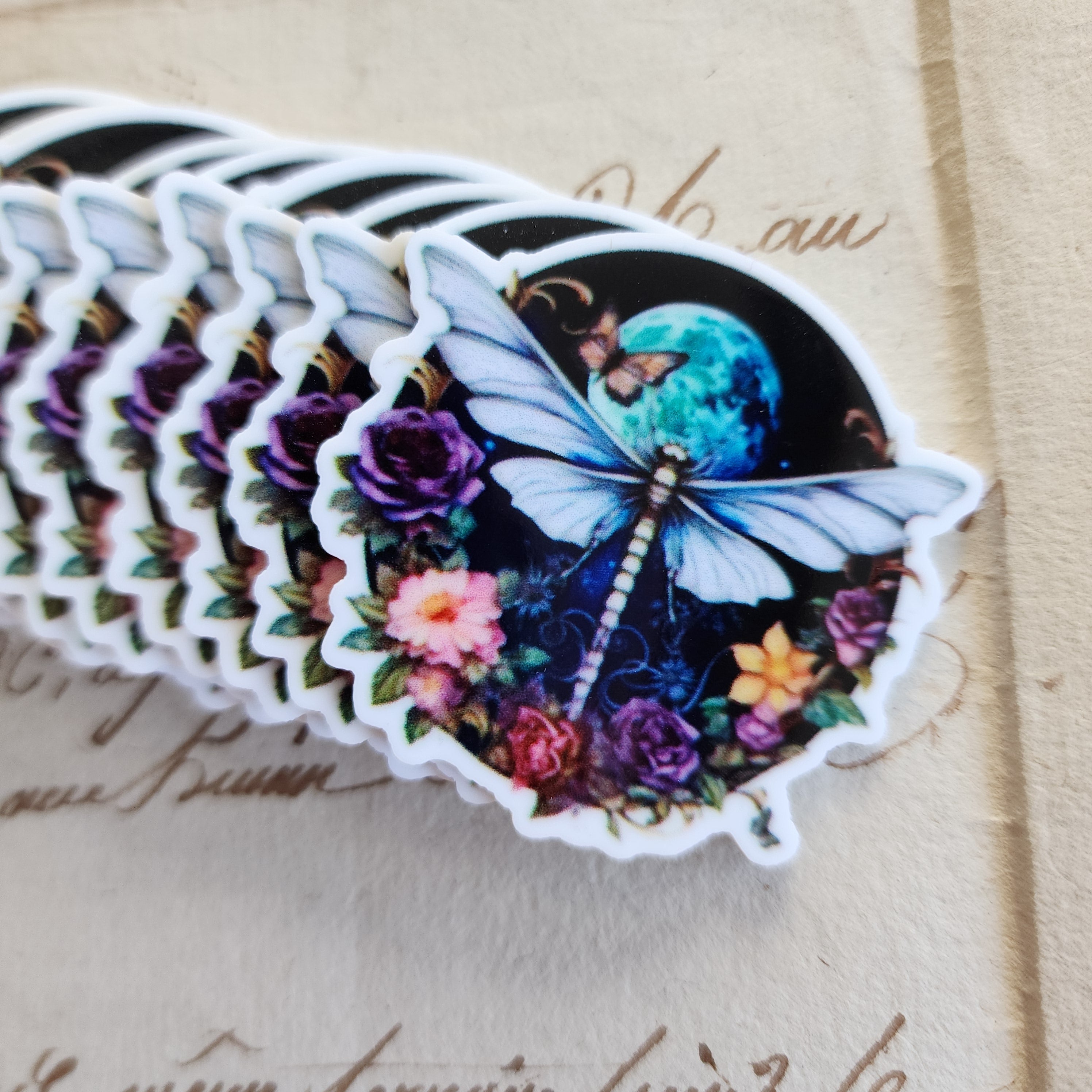 2pc Moon Dragonfly Planar Resin