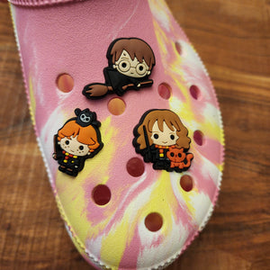 3PC Wizard Shoe Charms