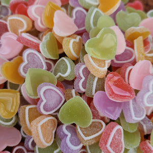 10pc Mix Resin Candy Heart Cabochon